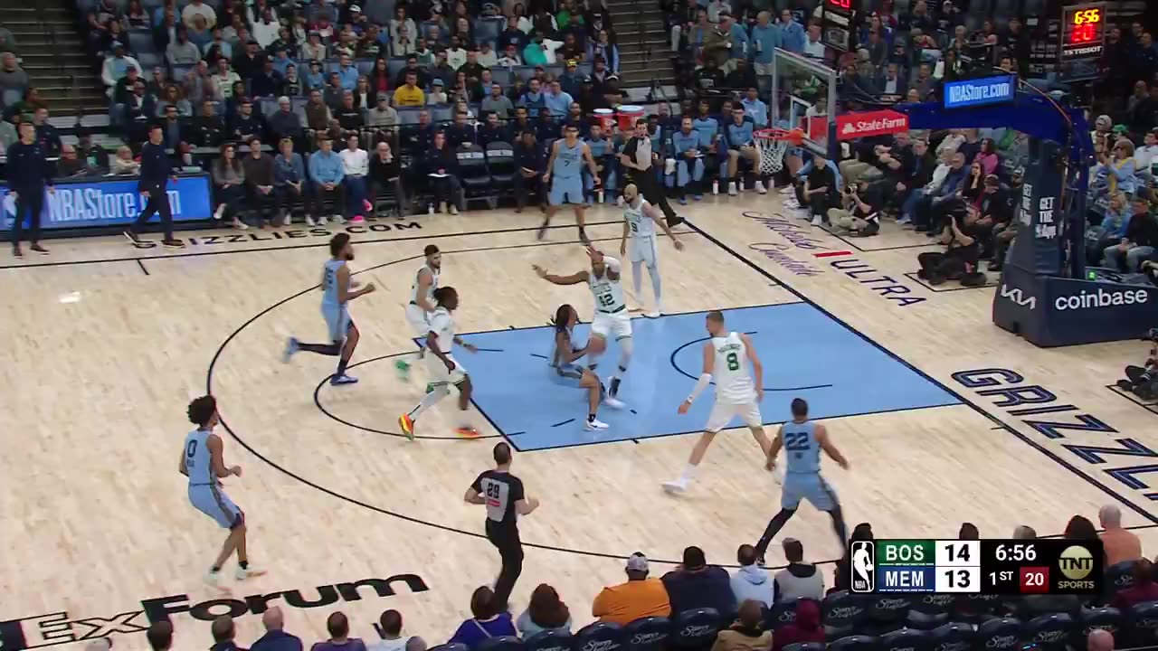 NBA - Ja takes it coast-to-coast... and hits a little dance ๐บ