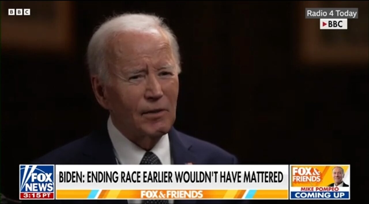 LOL. Biden Says He Was So Successful It Was Hard To Step Down