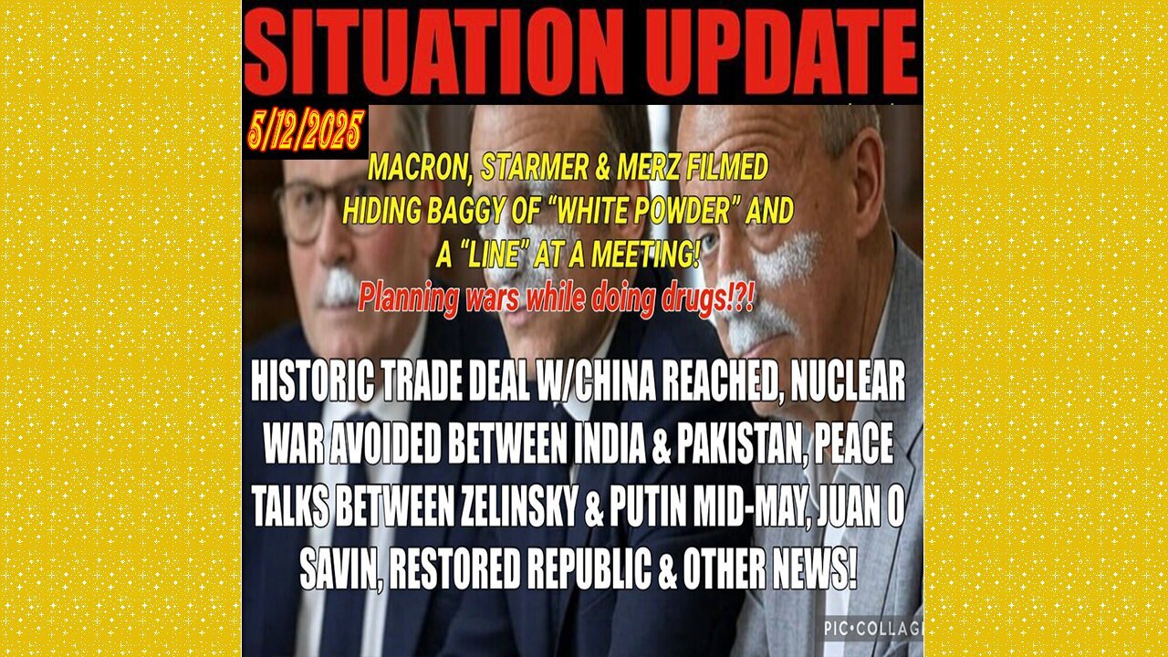 SITUATION UPDATE 5/14/25-Trump Opens The Golden Door...