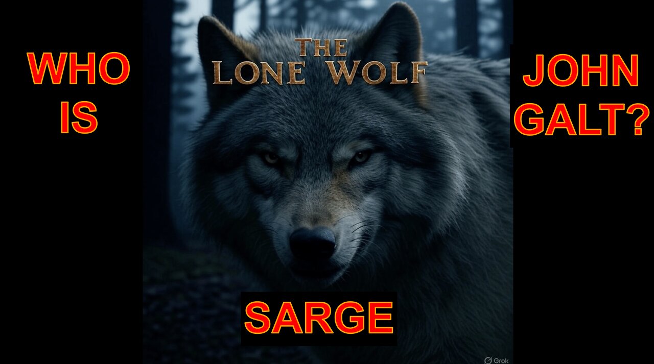SARGE W/ THE RETURN OF LONE WOLF W/ EXPLOSIVE OUTTEL THAT IS VITAL PT 1. WHO IS John Galt?L