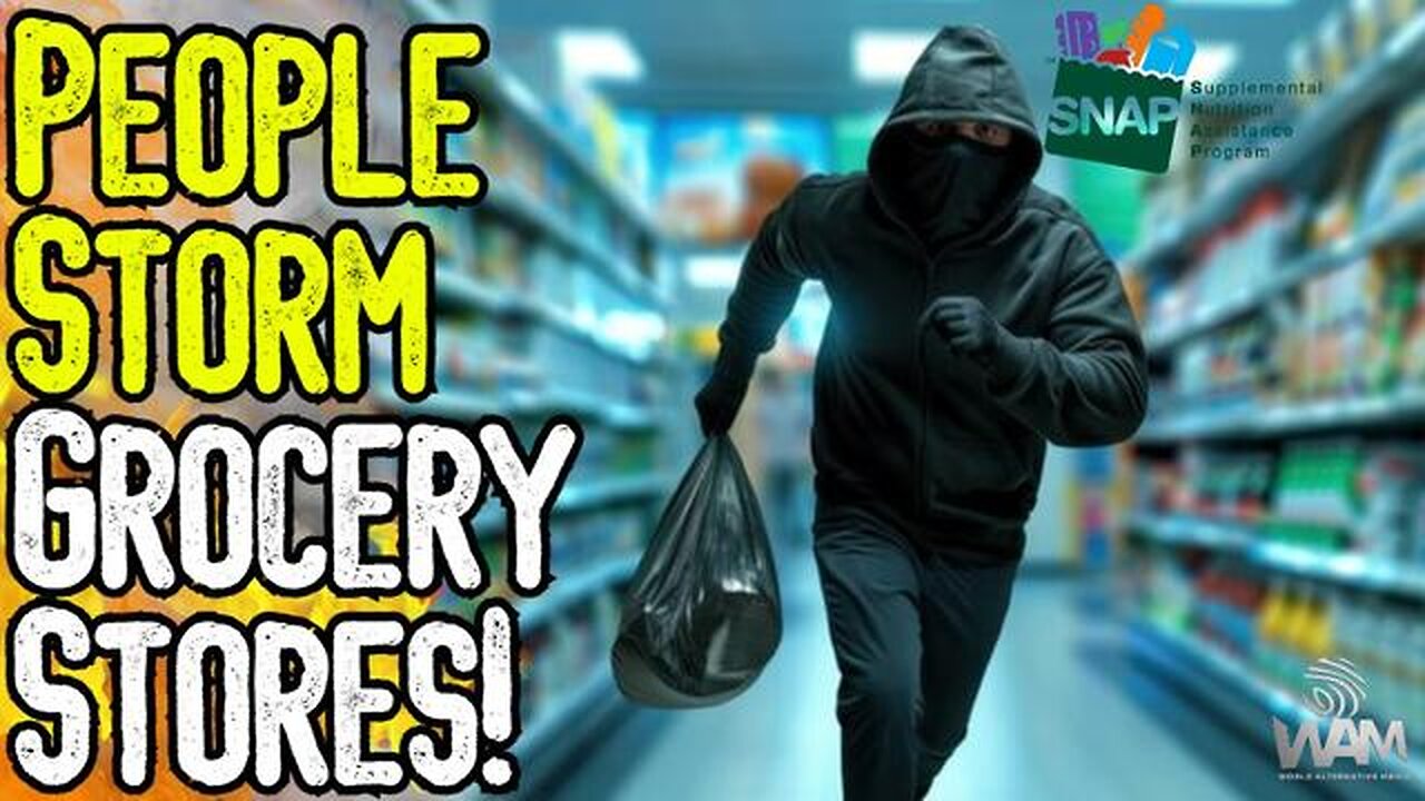 PEOPLE STORM GROCERY STORES! - Government Does Dry Run For Famine!