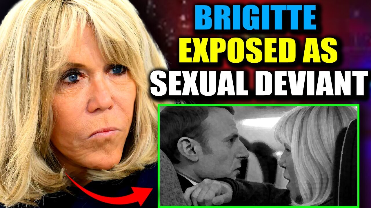Flight Attendant Leaks Footage Proving Predatory Brigitte Macron is Biologically Male