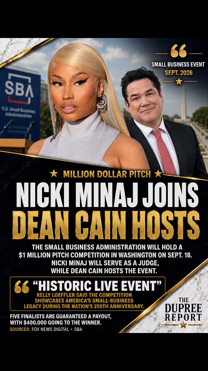 NICKI MINAJ JOINS SBA’S $1 MILLION PITCH COMPETITION thumbnail