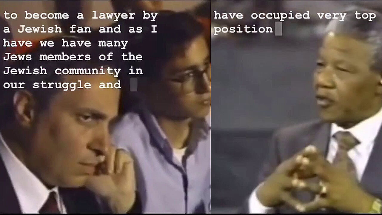 Nelson Mandela: Our Movement is Backed by Jews who occupied very Top Positions ✡️