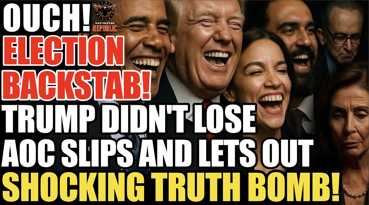 OUCH! Election Backstab!! Trump Didnt Lose! AOC Slips and Lets Out SHOCKING Truth Bomb on Pelosi!