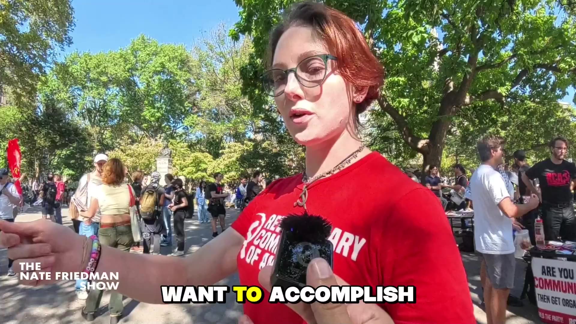 Im crashing communist rallies and exposing Mamdanis revolution.