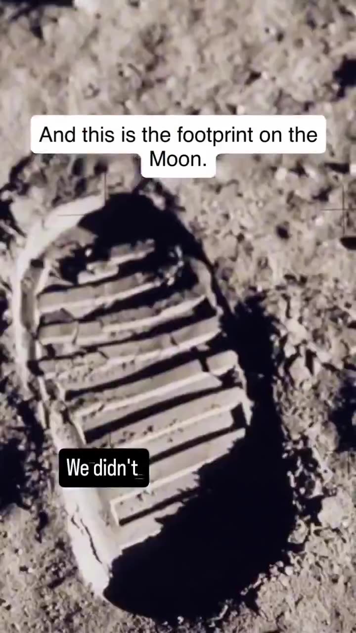 Fact Checkers State they left their ‘Over Boots’ on the Moon, hence the different prints