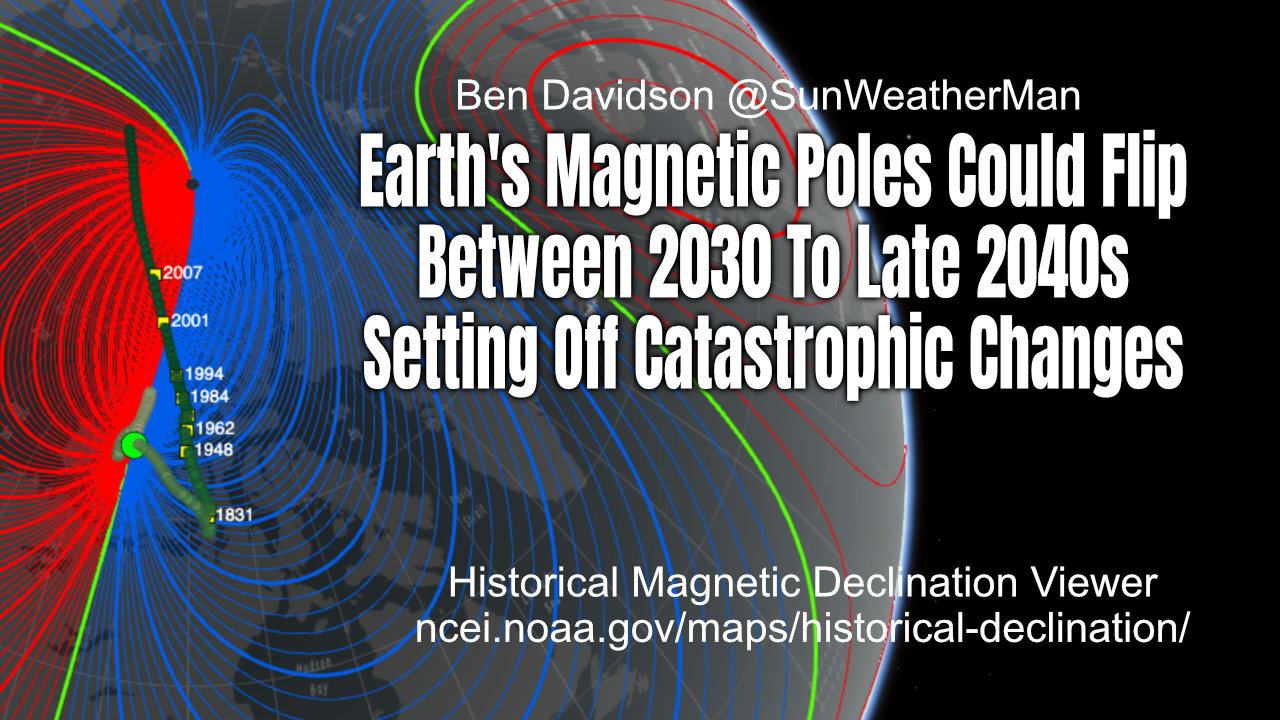 Earths Magnetic Poles Could Flip Between 2030 To Late 2040s Setting Off Catastrophic Changes