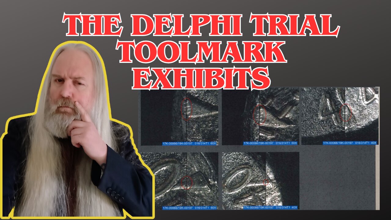Analyzing the #Delphi case firearms matching casings. #richardallen