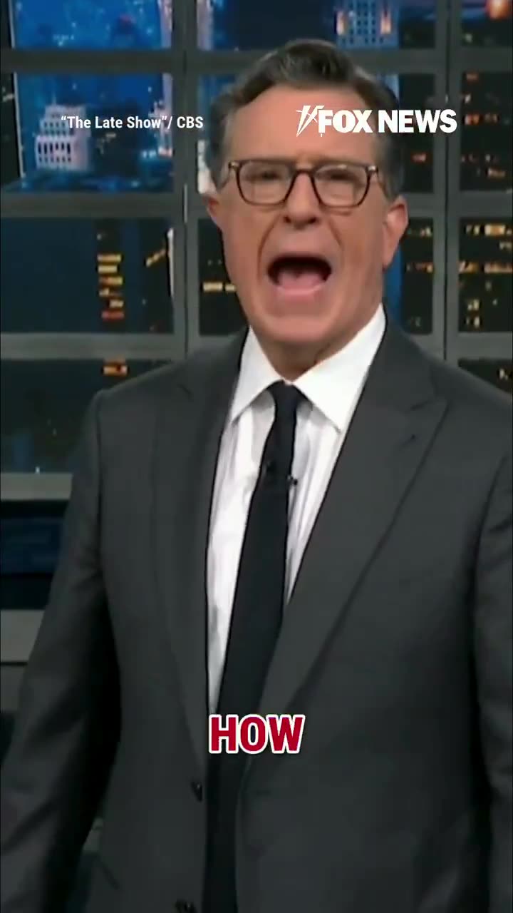 Stephen Colbert tells Trump to Go F Yourself after Trump taunts the failed Late night CBS host