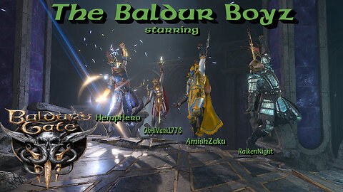 Baldur's Gate 3 episode #8 starring AmishZaku OhHiMark and RaikenNight
