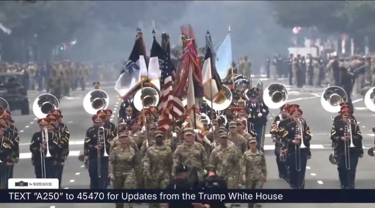Beginning Of The U.S. Armys 250th Anniversary Celebration Parade