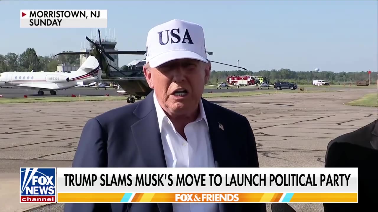 HAVE FUN: Trump rips Elon Musk over ridiculous third party