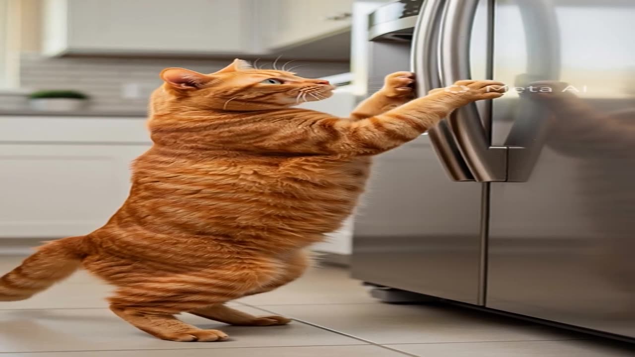 Overexcited Cat Goes Viral — Cat Prank