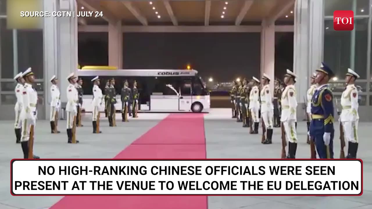 China Humiliates Ursula, Kallas With Bus Ride; No Xi, No Officials, No Ceremony; Then THIS Happens