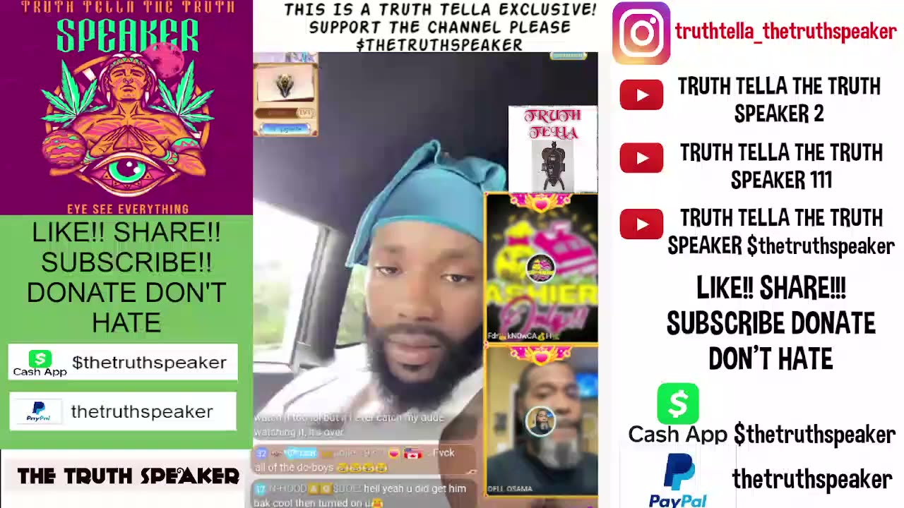 DELL OSAMA TELLS BENJI INTERNET GAMES GONNA GET PASTOR P SLUMPED ON HIS COUCH