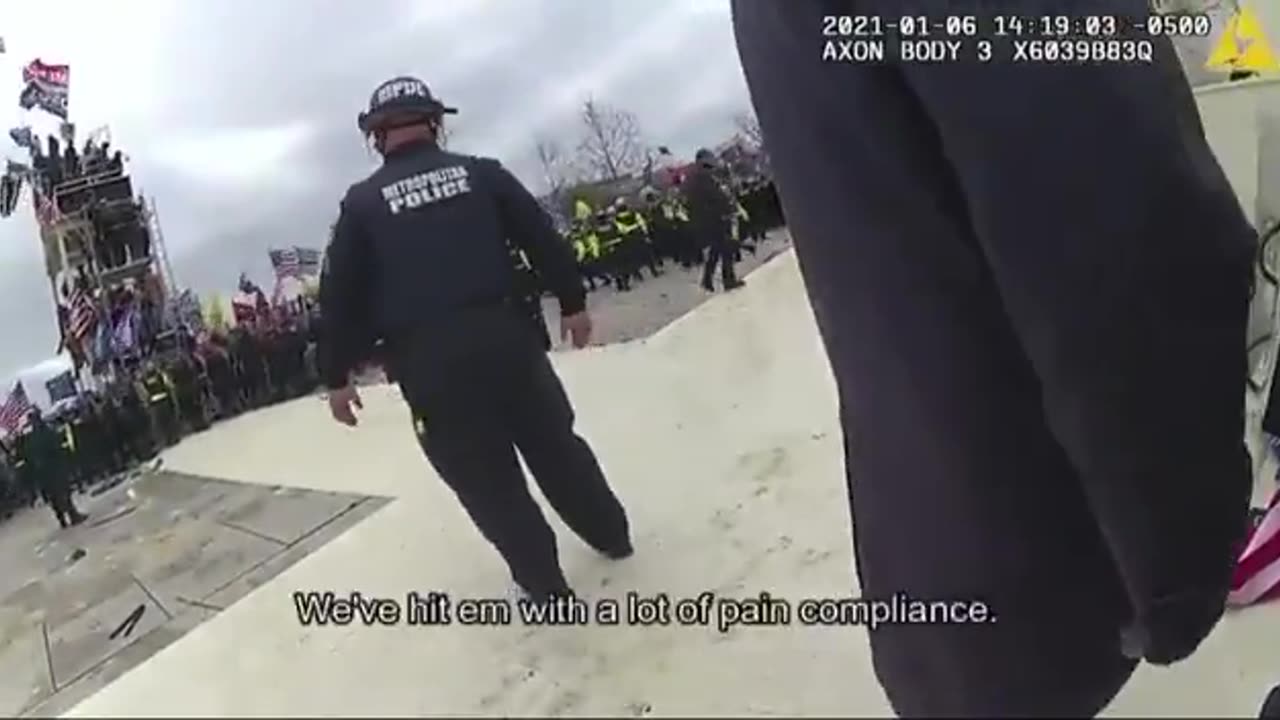 The Capitol Police knew that they were hitting innocent people with a lot of pain compliance