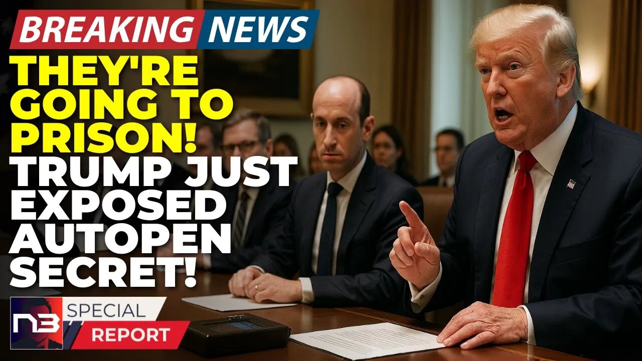 🚨BREAKING: THEYRE GOING TO PRISON! Trump Drops Autopen Bombshell That Changes Literally Everything