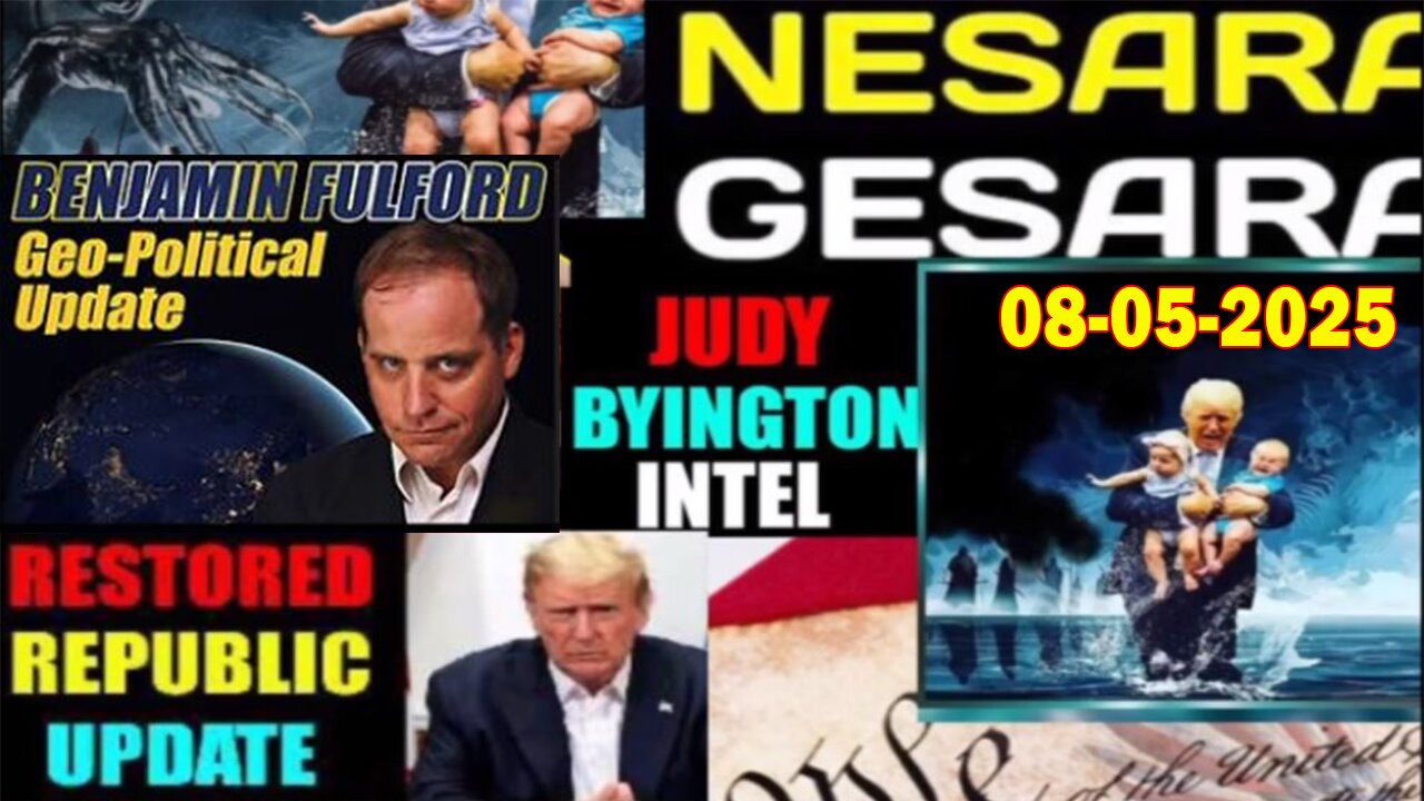 Judy Byington. Benjamin Fulford~ Situation Update Aug 5 ~ Trump Return-Restored Republic via a GCR