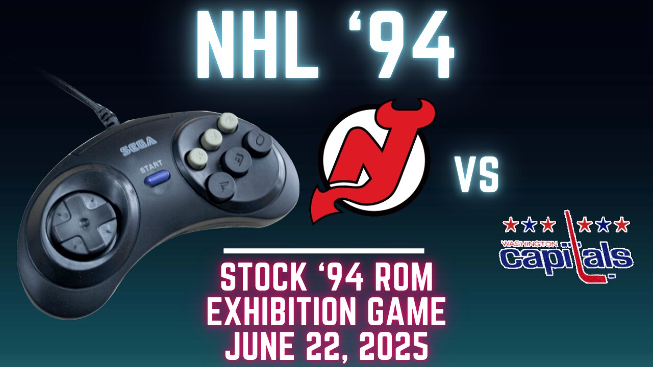 NHL 94: Devils (TJ) at Capitals (Len the Lengend) {Genesis} - Exhibition 148