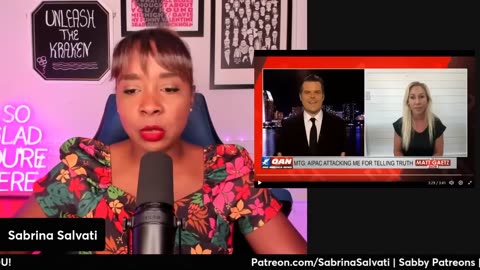 patriot Marjorie Taylor Green calls out AIPAAC jew supremacist TRAITORS!