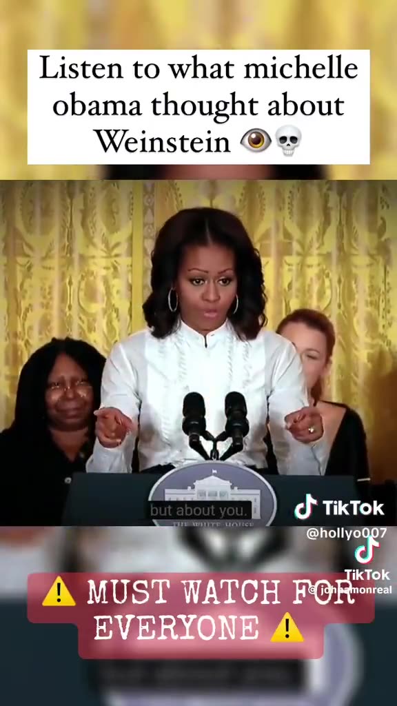 when Michelle Obama said that Harvey Weinstein is a wonderful human being and a powerhouse