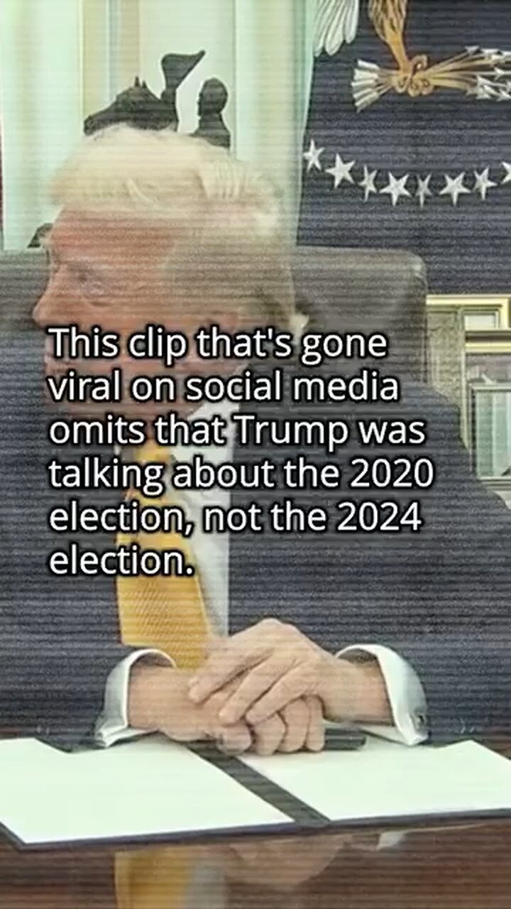Donald Trump falsely said the 2020 election was rigged. #factcheck #trump #worldcup