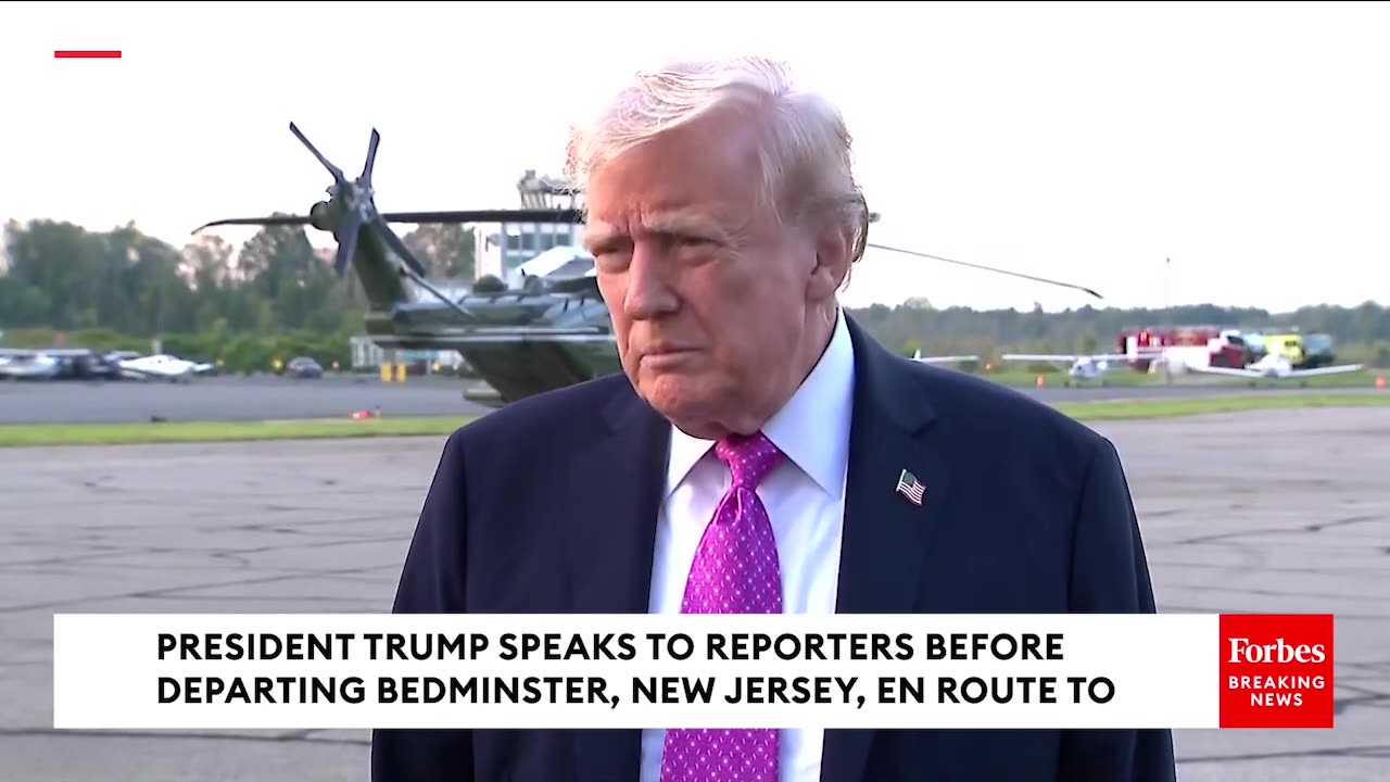 Trump Takes Questions From Reporters About Charlie Kirk Memorial, Russia-Ukraine War