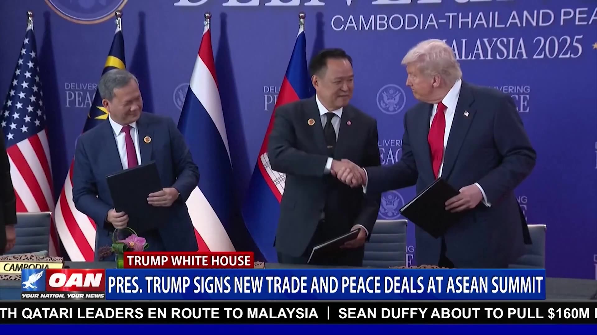 POTUS Signs Historic Peace Deal: “Kuala Lumpur Peace Accords