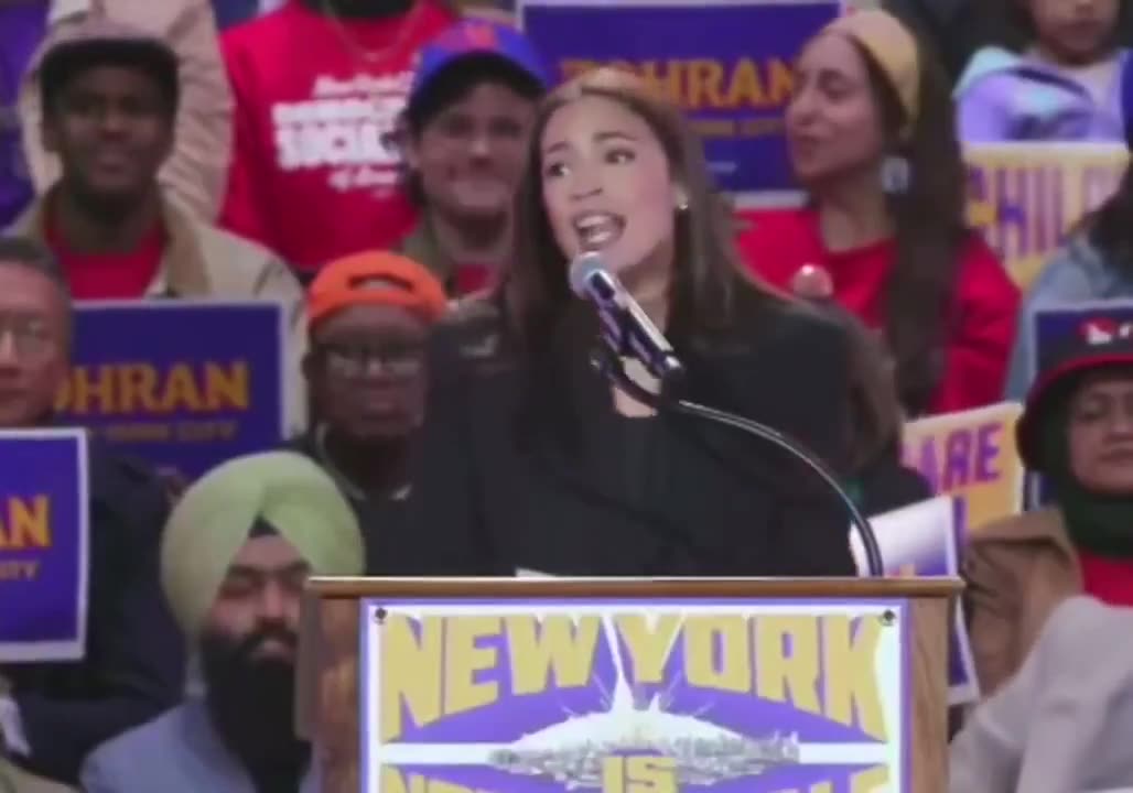 AOC Screams At Top Of Her Lungs, Panders To As Many Minority Groups As Possible In 38 Seconds