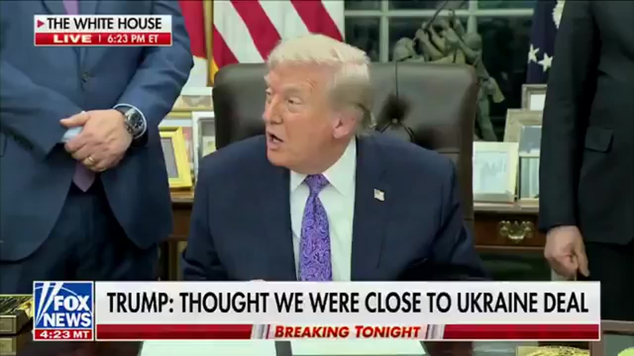 TRUMP ON UKRAINE: Id like to see the killing stopped. 25,000 people died last month.
