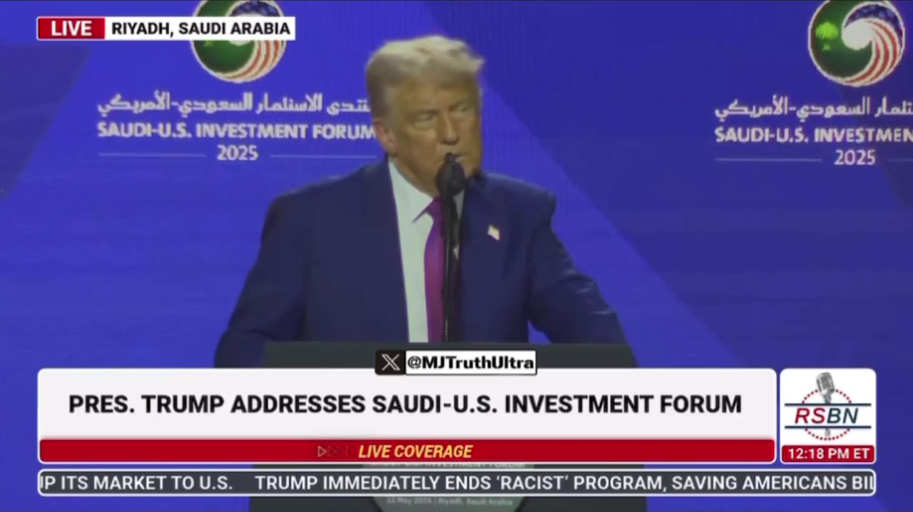 President Trump announces he will Lift All Sanctions on Syria to “give them a chance at greatness.”