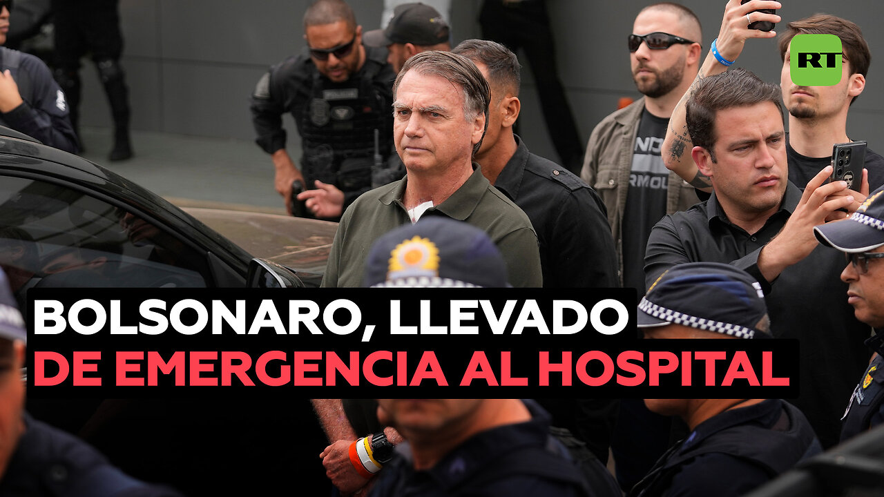 Trasladan a Bolsonaro de emergencia a un hospital
