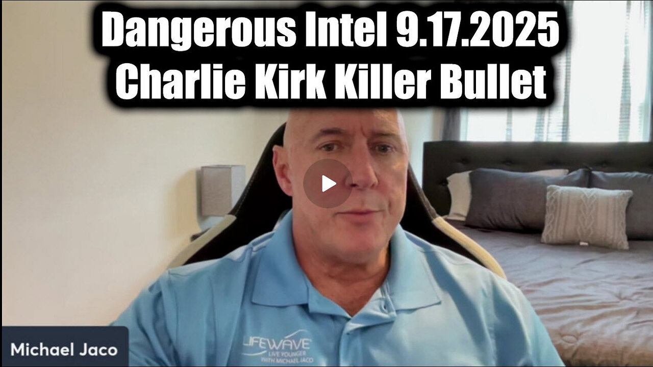 Dangerous Intel 9.17.25 - Charlie Kirk killer bullet