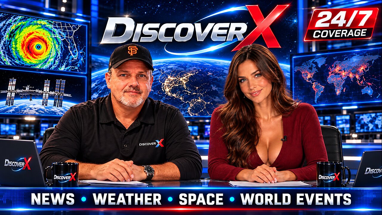 🔴 DISCOVER X LIVE 24/7 | Breaking News, Severe Weather, SpaceX Launches ...
