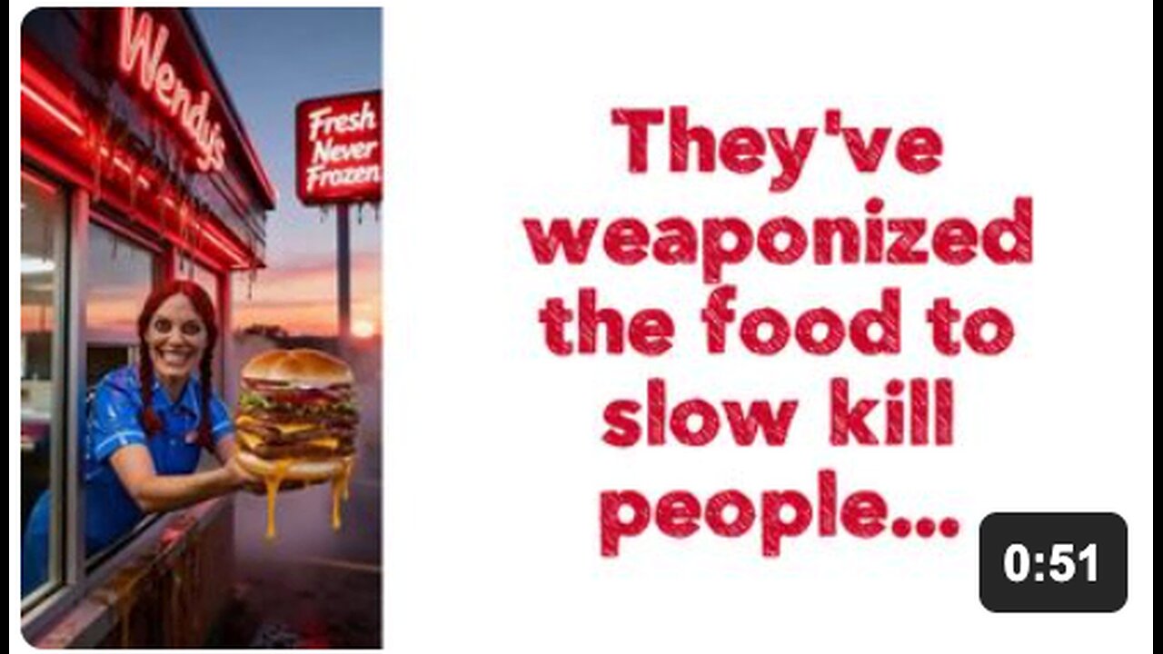 Theyve weaponized the food to slow kill people...