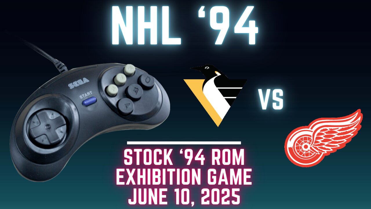 NHL 94: Penguins (Len the Lengend) at Red Wings (FlamShelter) {Genesis} - Exhibition 138