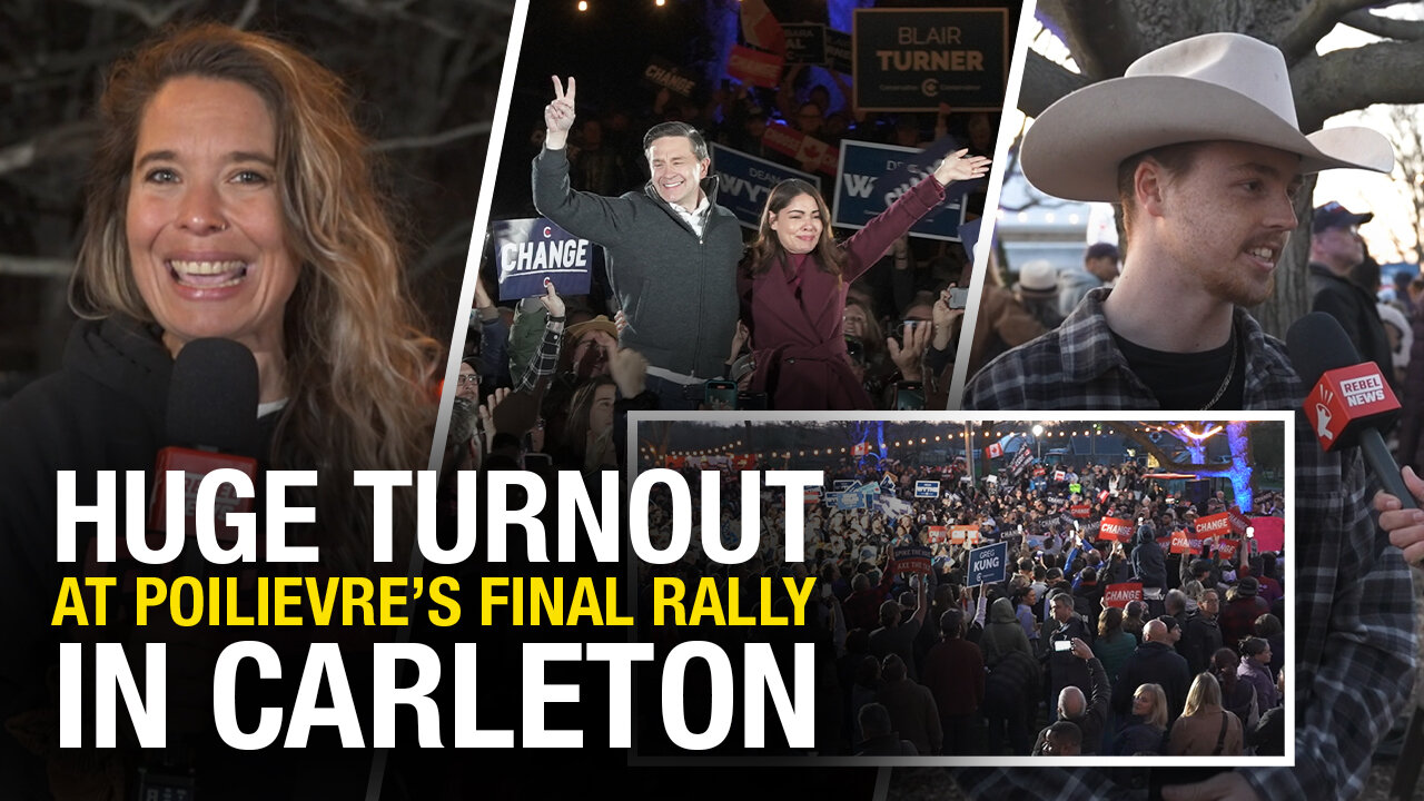 WATCH: Pierre Poilievre’s final rally draws massive crowd!
