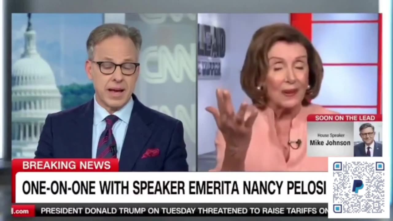 Pelosi Panics When Asked About Insider Trading