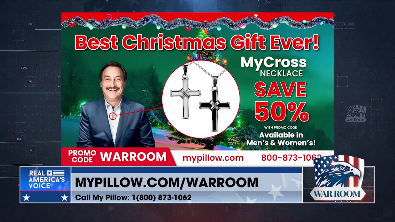 Best Christmas Gift Ever! MyCross Necklace Save 50% With Promo Code WARROOM At MyPillow.com/warroom