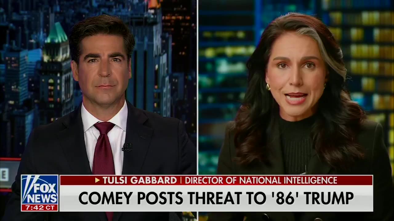 DNI Tulsi Gabbard Calls for James Comey to Be Arrested
