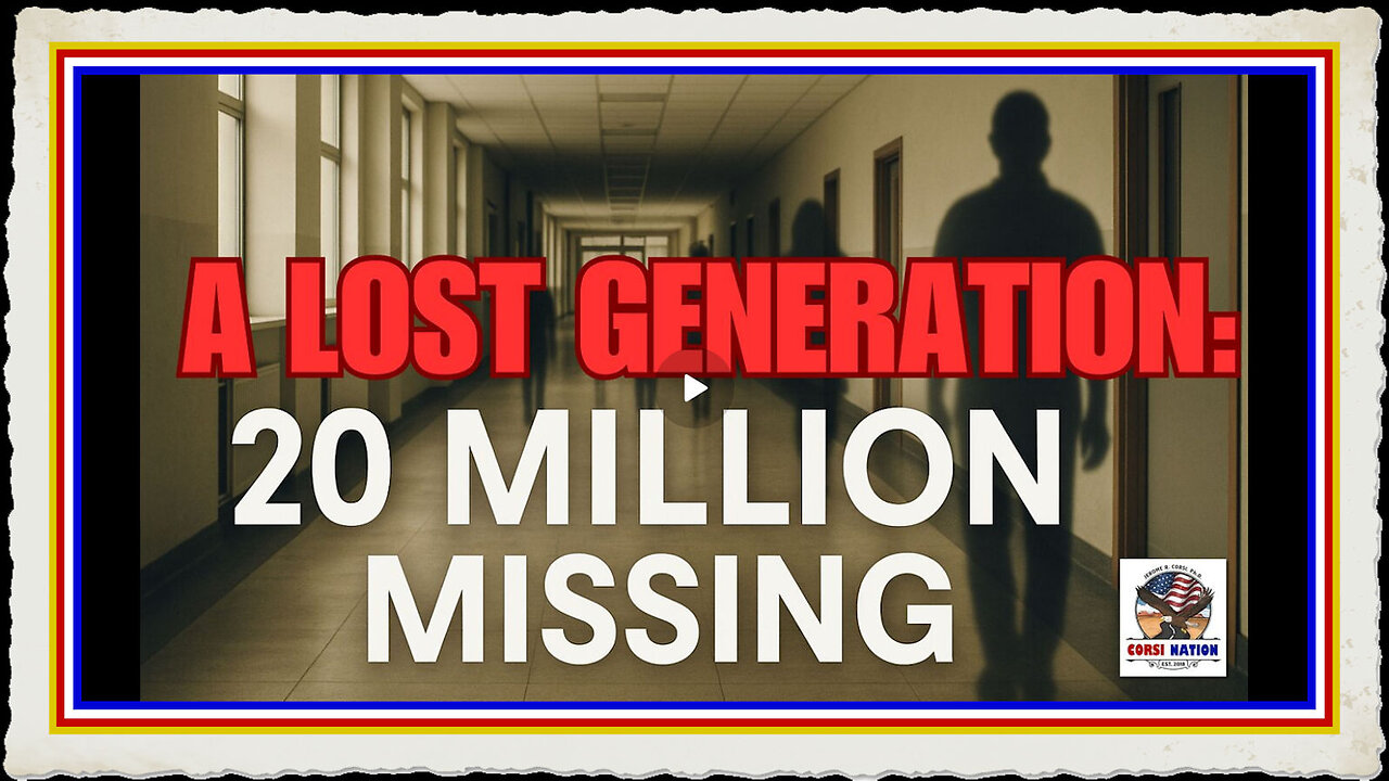 20 Million Missing Gen Z Collapse; The Democrats Latest Epstein Hoax Exposed