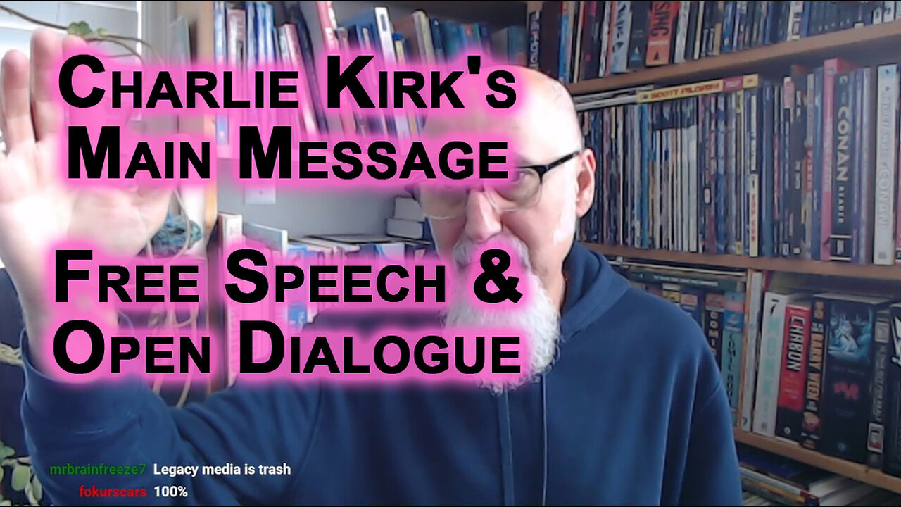 Charlie Kirks Main Message, Free Speech & Open Dialogue: Centralized Power Hijacking His Platform
