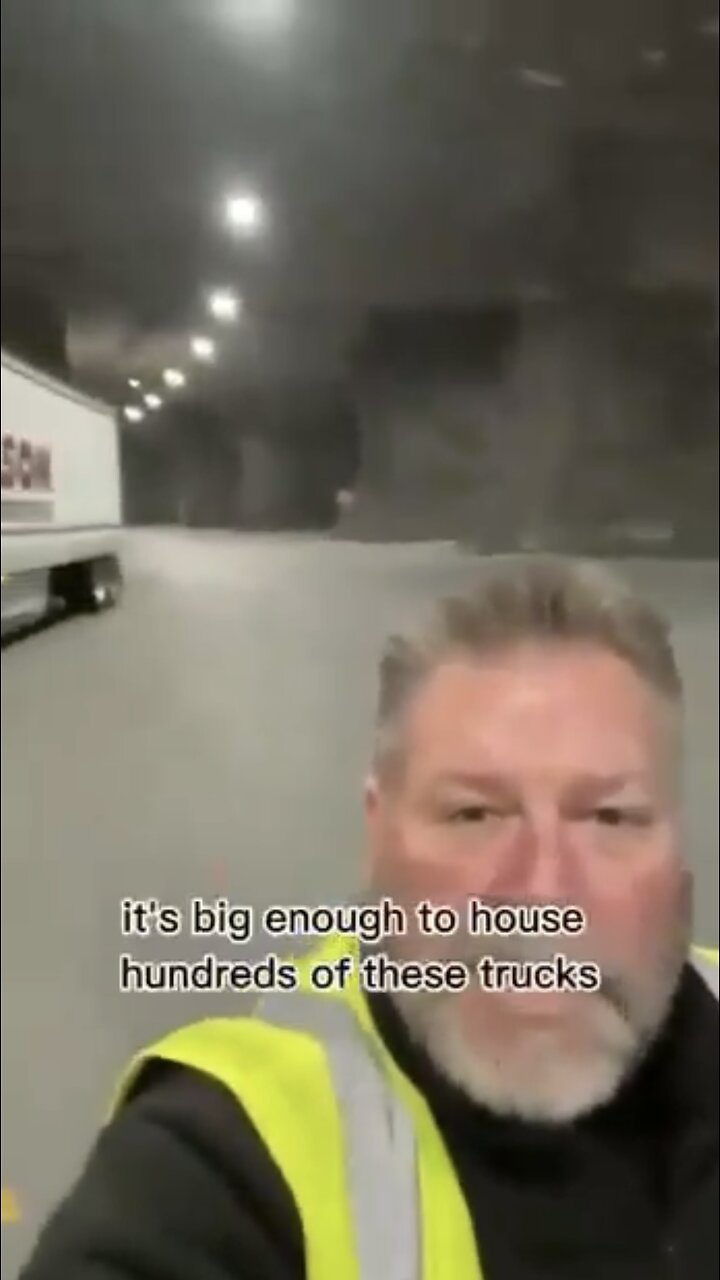 UNDERGROUND WAREHOUSE🌄🚛🚇📸BIG ENOUGH TO HOUSE BIG TRUCKS🛤️🏞️🚚📦💫