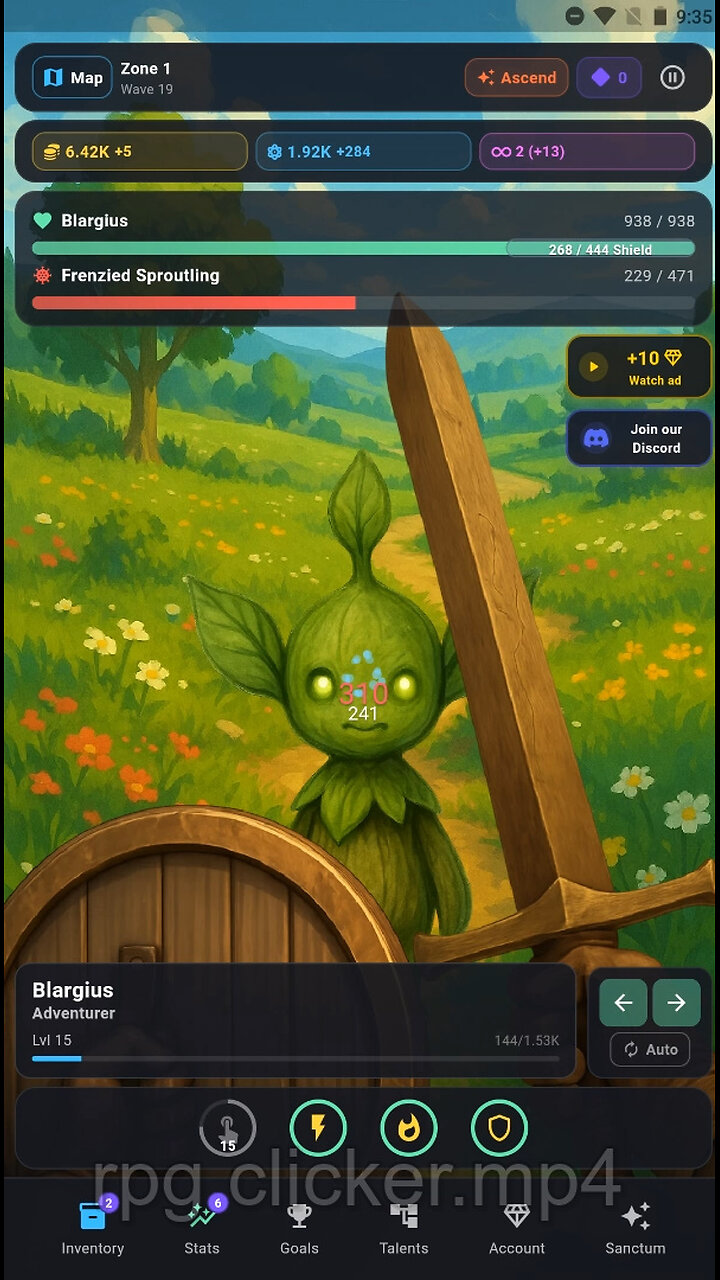 Ascend: Hero Clicker RPG - Android Gameplay [30+ Mins, 720p]
