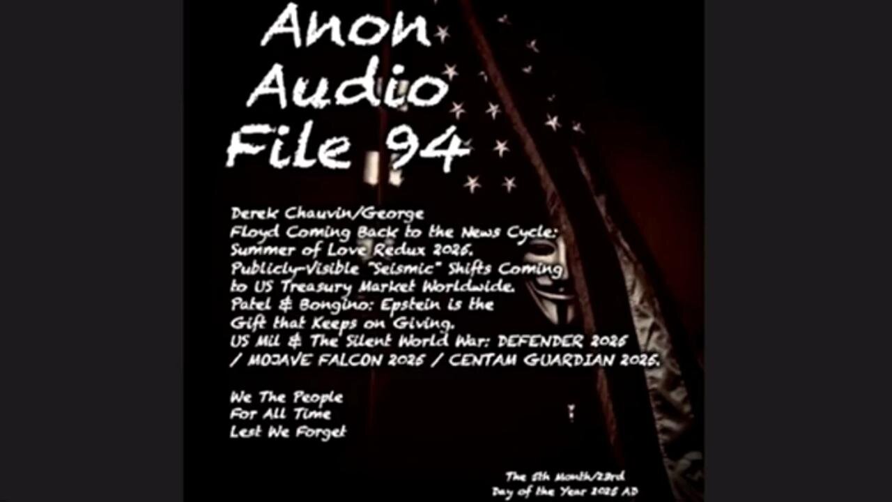 President Trump Confirms Q+ | George Floyd Narrative Coming Back ~ SGANON (5.25.25) Anon Audio File 94