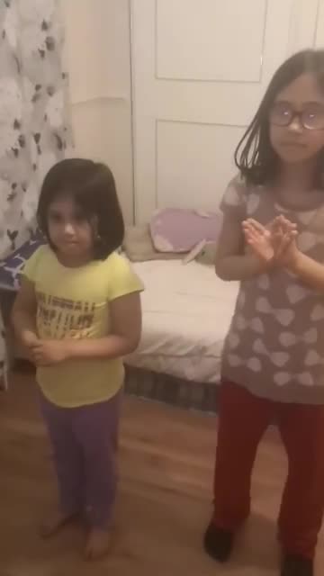 My little babies dancing-not so long time ago