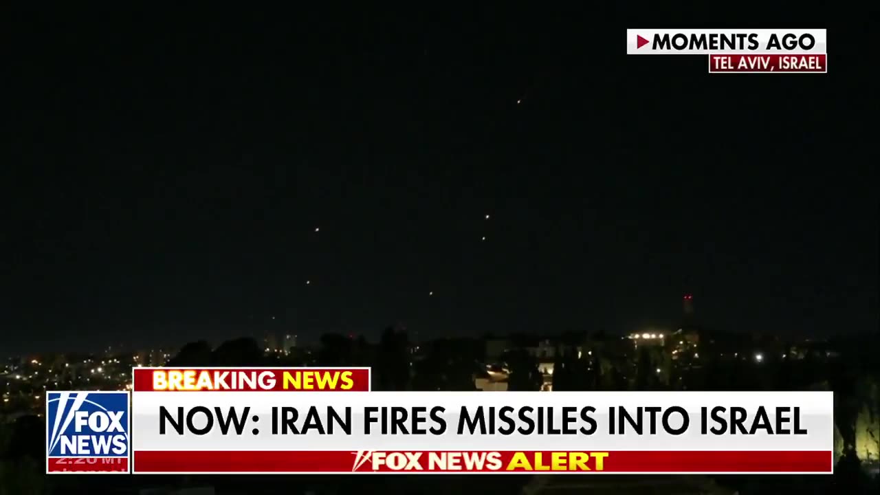 NEW VIDEO: “Iran began firing more missiles into Israel moments ago