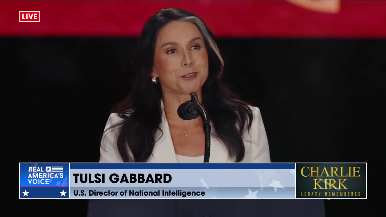 DNI GABBARD REMEMBERS CHARLIE KIRK