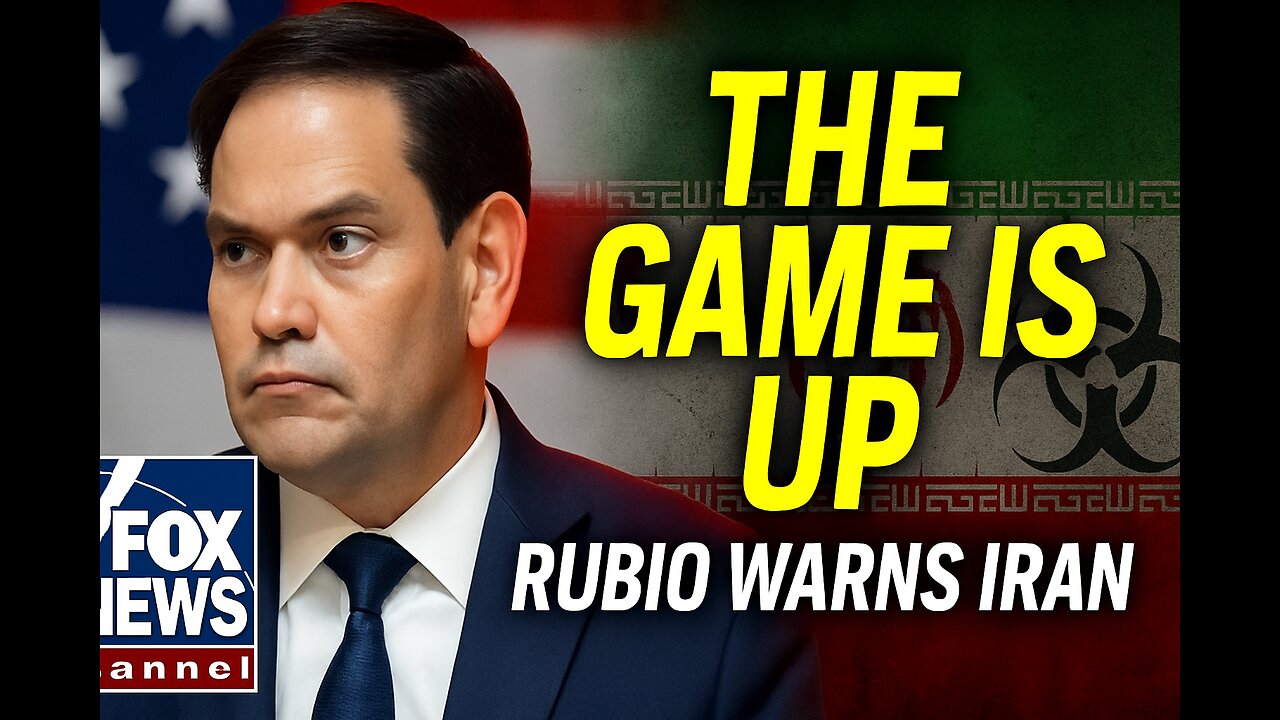 THE GAME IS UP: Rubio says Irans days of playing the world are over